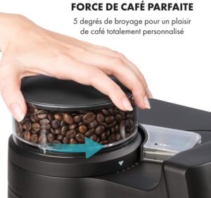 Klarstein Aromatica ; moulin à café intégré